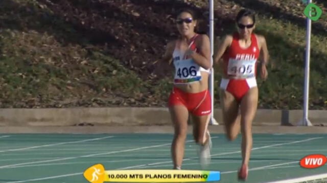 Inés Melchor y Gladys Tejeda logran medalla de oro y plata en 10 mil metros planos