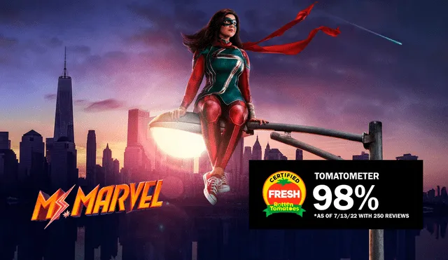"Ms. Marvel" regresará en "The Marvels". Foto: composición LR/ Disney+/ captura Rotten Tomatoes