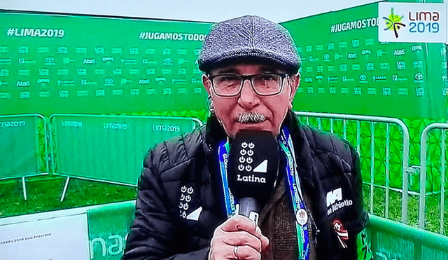 Juegos Panamericanos 2019: Julio Julián Adams el reportero de Latina TV que se ganó la admiración de los televidentes.