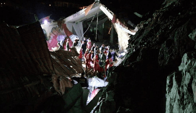 Apurímac: 15 muertos tras caída de pared durante Matrimonio [VIDEO]