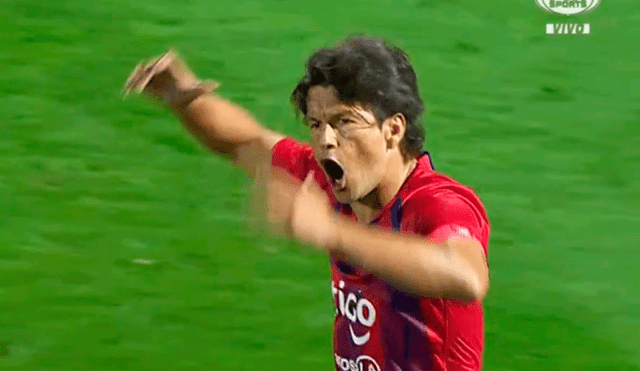 Nelson Haedo Valdez marcó el primer gol de la vuelta entre River Plate y Cerro Porteño por los cuartos de final de la Copa Libertadores 2019. | Foto: Fox Sports