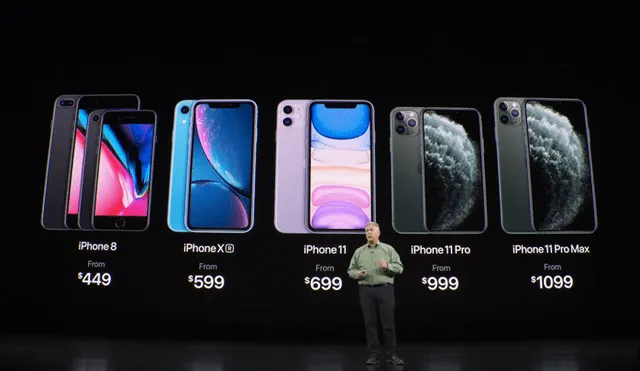 Precios de toda la serie de iPhone 11.