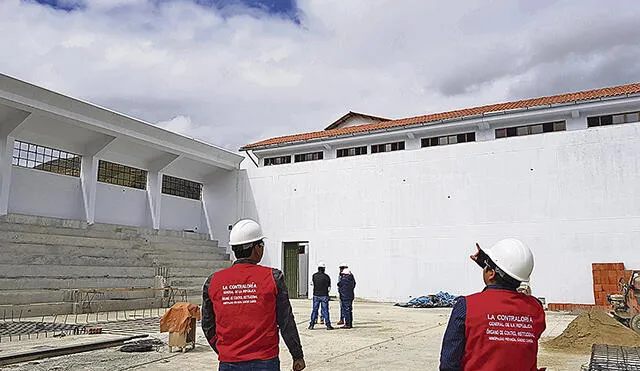 Contraloría advierte riesgos en obra de centro educativo en Huamachuco 