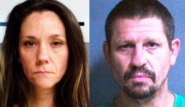 Allie y Brian Anderson, acusado asesinar a Melissa Vermilion. Le inyectaron metanfetamina. Fotos: Condado de Delaware.