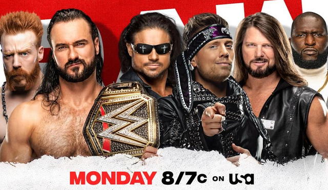 WWE realizará este lunes un nuevo episodio de Monday Night RAW. Foto: WWE