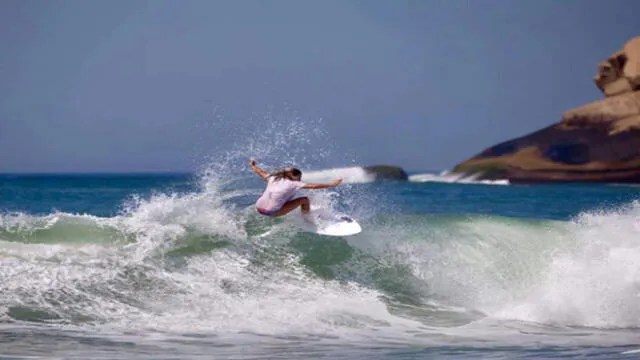 Melanie Giunta va por el Sudamericano de Surf en San Bartolo