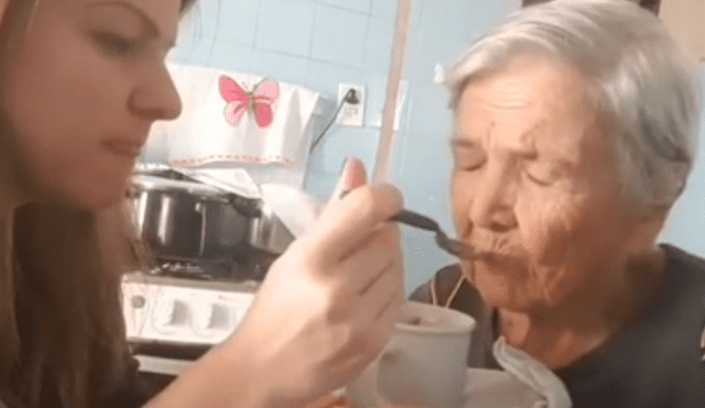 YouTube: la emotiva reacción de anciana con Alzheimer cuando recuerda por un momento a su nieta  [VIDEO]