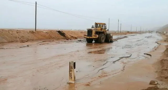 MTC apoya en las labores de encauzamiento del río Moquegua.