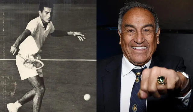 El histórico tenis peruano Alex Olmedo murió a los 84 años. Foto: composición/internet