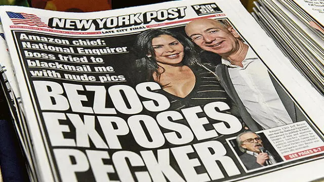 Jeff Bezos, el hombre más rico del planeta, denuncia chantaje por fotos íntimas