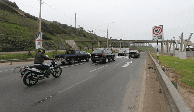 Antes la velocidad máxima estaba oscilaba entre 60 y 80 kilómetros por hora. (Foto: Municipalidad de Lima)