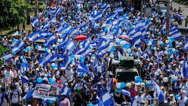 Miles de protestantes vuelven a las calles de Nicaragua para exigir la renuncia de Daniel Ortega