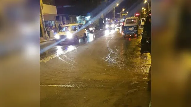 Piura: calles inundadas por colapso de desagües en Talara