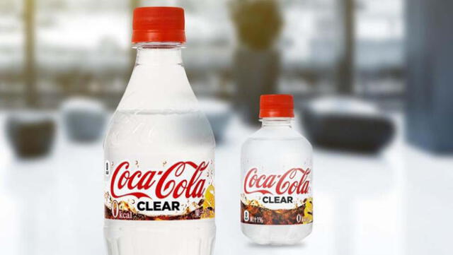 Coca-Cola Clear, la nueva gaseosa transparente de la compañía