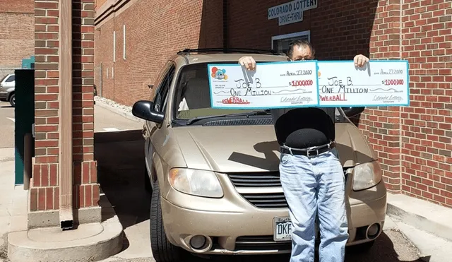Hombre ganas dos premios de lotería en el mismo día. Foto: Colorado Lottery