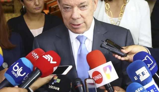 Juan Manuel Santos respalda el ataque