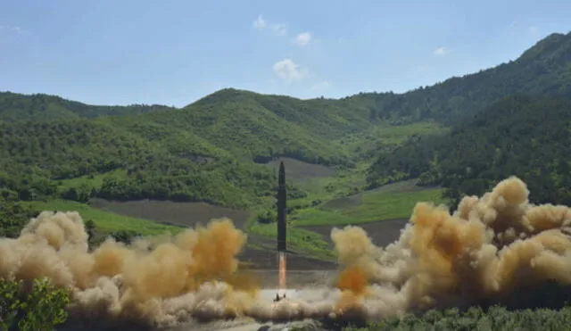 EE.UU. confirma que misil balístico lanzado por Corea del Norte fue intercontinental