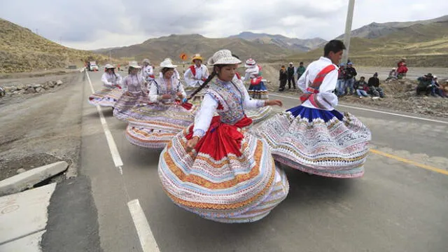 Gobernadora Yamila Osorio entregó primer tramo de carretera Vizcachani - Caylloma en Arequipa [FOTOS]