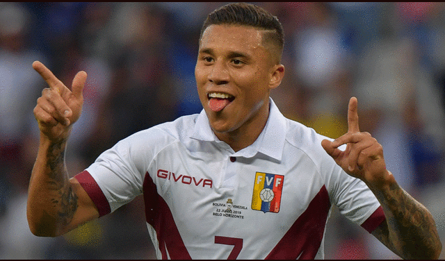 Venezuela vs. Bolivia: Darwin Machís anotó su doblete en partido de la Copa América 2019. | Foto: AFP