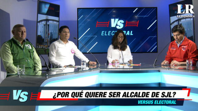 Versus Electoral SJL: Richard Martínez vs Napoleón Becerra vs Jesús Maldonado