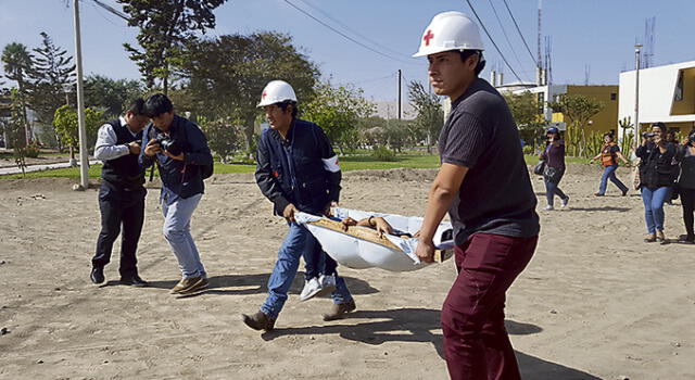 Simulacro de sismo fue acatado a medias por población en el Sur