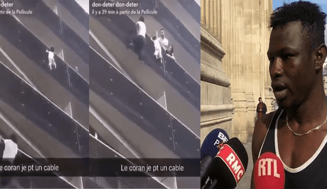 París: Identifican al héroe que trepó cuatro pisos para rescatar a niño [VIDEO]