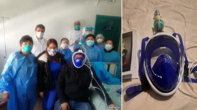 Tacna. Médicos del hospital Hipólito Unanue esperan conseguir más mascarillas.