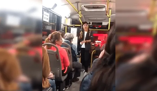En Facebook, unos pasajeros de un bus quedaron sorprendidos cuando un joven subió para interpretar ‘Rebota’ y ‘Granito de mostaza’.