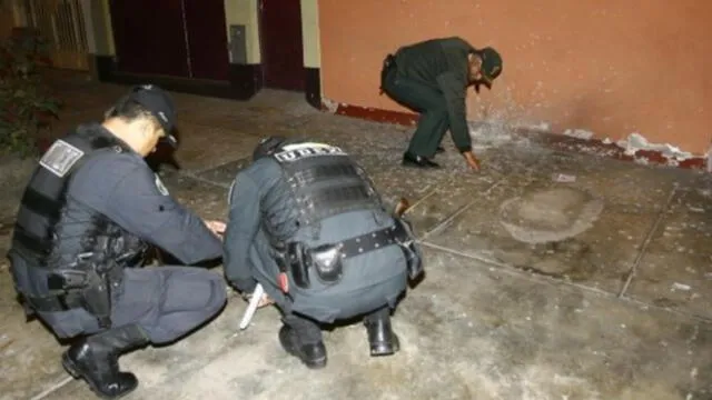 Huaral: extorsionadores detonan explosivo en frontis de inmueble 