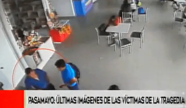 Pasamayo: últimas imágenes de los pasajeros antes de subir al bus [VIDEO]