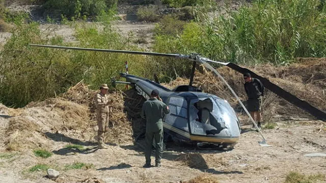 Dos militares del Ejército salvan de morir tras caída de helicóptero en Moquegua [VIDEO]