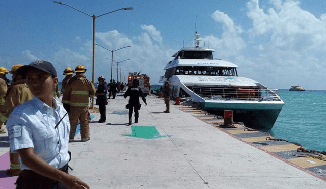 México: así fue la impactante explosión del ferry en la Playa del Carmen [VIDEO]