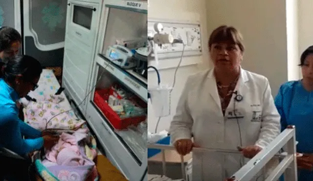 Bebé de 2 meses que fue ultrajada por su padre viene recuperándose en Lima [VIDEO]
