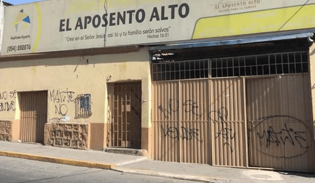 Hinchas de Alianza Lima pintan fachadas de 'Aposento Alto' [FOTOS]