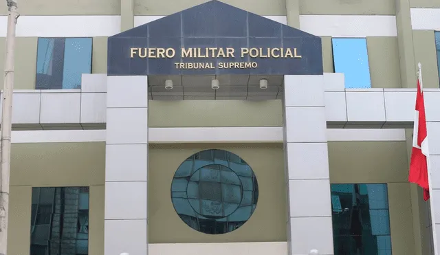 Fuero Militar Policial. Foto: Difusión