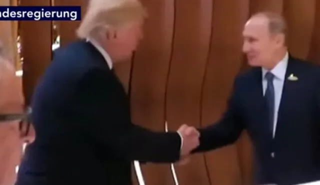 Donald Trump y Vladimir Putin se saludaron con apretón de manos en cumbre del G20 [VIDEO]