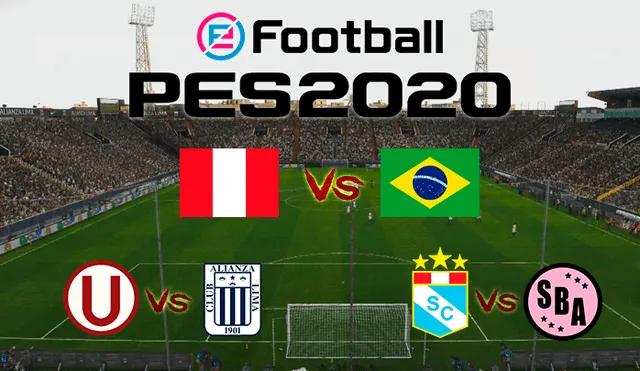 Primer gameplay de PES 2020 con todos los equipos peruanos y la previa al Perú vs Brasil.