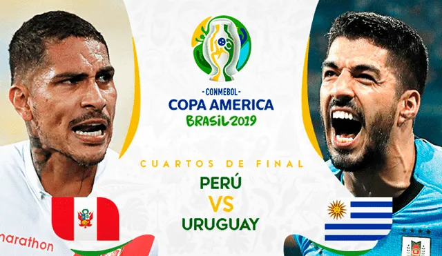 Perú vs. Uruguay juegan HOY EN VIVO y EN DIRECTO ONLINE por los cuartos de final de la Copa América 2019. | Foto: GLR