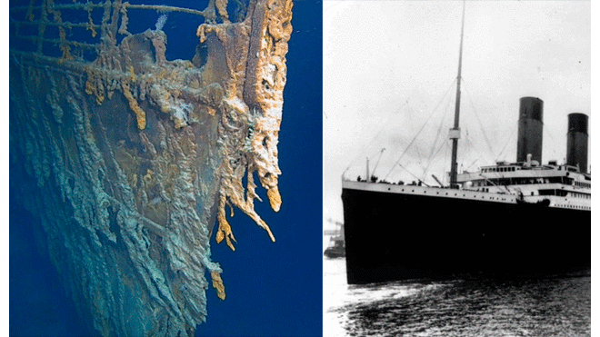 Revelan imágenes inéditas de los restos del Titanic a más de 100 años de su naufragio [FOTOS Y VIDEO]
