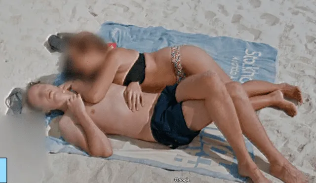 Google Maps: cámaras captan íntimo momento de pareja de novios en paradisíacas playas [FOTOS]