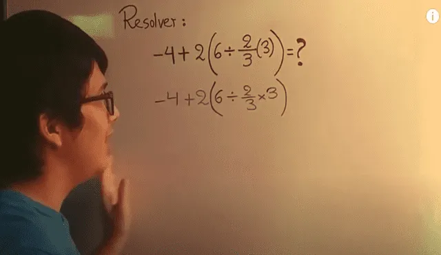Desliza para ver el desarrollo de este reto matemático publicado en YouTube. Foto: Captura.