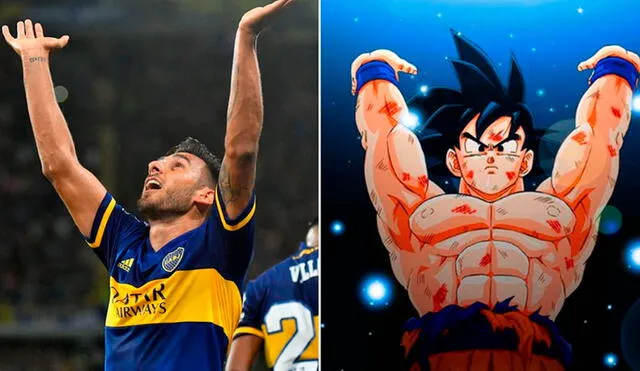 Salvio haciendo la Genki-Dama de Gokú. Foto: Infobae