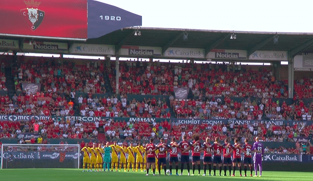Enternecedor minuto de silencio por el fallecimiento de la hija de Luis Enrique en el Barcelona vs. Osasuna.