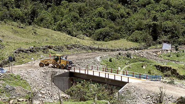 Obras viales de MTC en Cusco no arrancan o avanzan lentamente