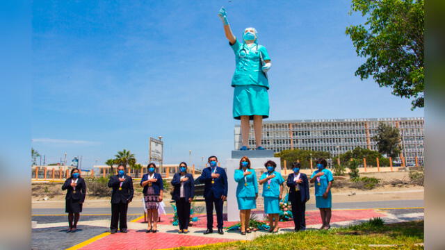 Monumento más alto del mundo en homenaje a las enfermeras en Áncash