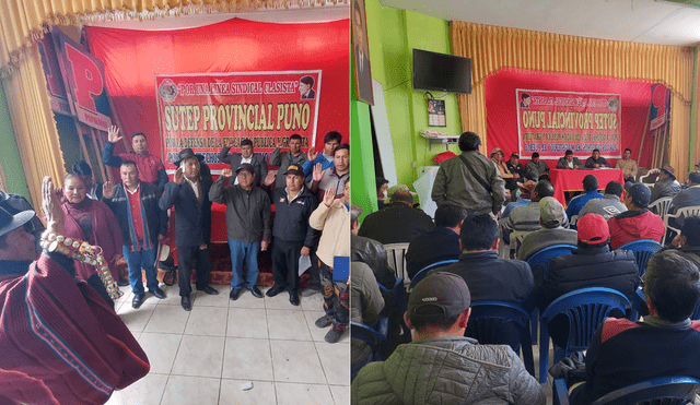 Dirigentes de organizaciones sociales y sindicales de las trece provincias de la región Puno. Foto: Liubomir Fernández/URPI