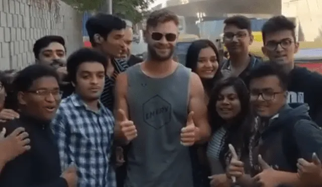Chris Hemsworth compartió imágenes junto a sus seguidores del continente asiático. (Foto: Instagram)