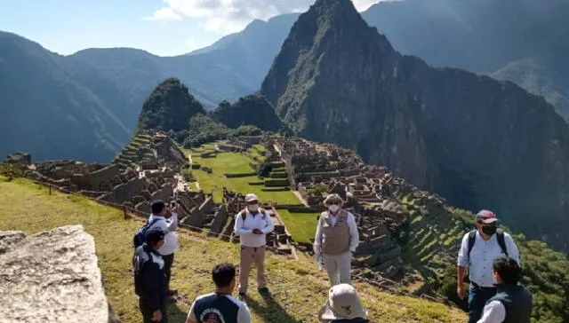 Cusco. Autoridades realizaron inspección a la ciudadela de Machu Picchu.