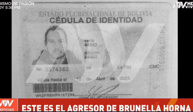 Revelan identidad de extranjero agresor de Brunella Horna en restaurante [VIDEO]