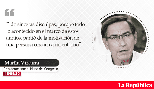 Frases de Martín Vizcarra ante el Congreso.